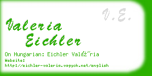 valeria eichler business card